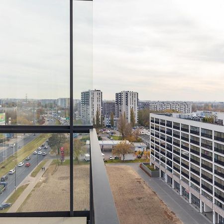 Wola Chic Blue Apartment Warschau Buitenkant foto