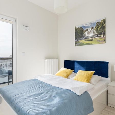 Wola Chic Blue Apartment Warschau Buitenkant foto