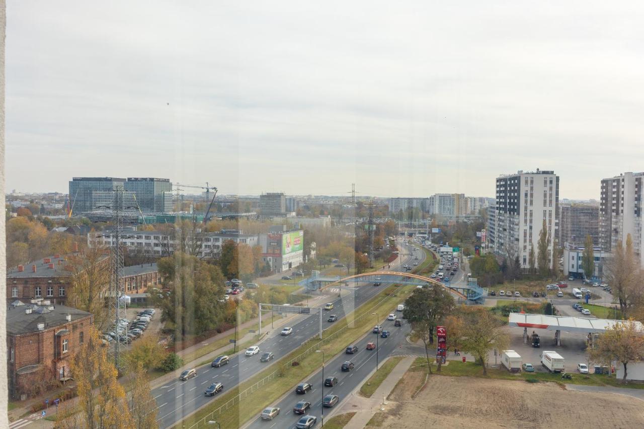 Wola Chic Blue Apartment Warschau Buitenkant foto