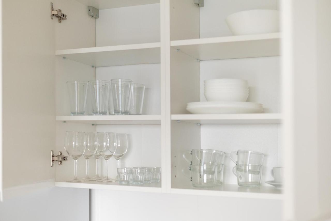 Wola Chic Blue Apartment Warschau Buitenkant foto